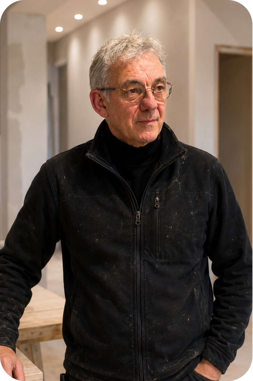Portrait de Patrice Codex, artisan